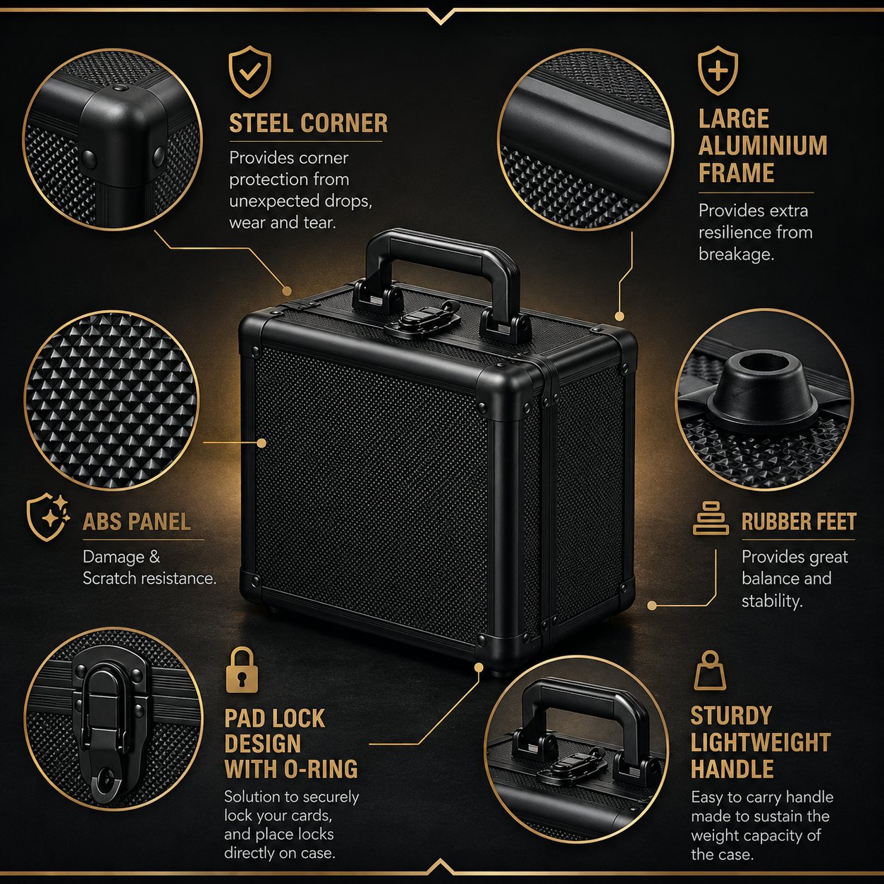 Premium Collector Carry Case – PSA & Toploader Storage